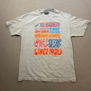 The Hundreds T Shirt Mens Large Grey Graphic Print Since 1980 Streetwear Tee